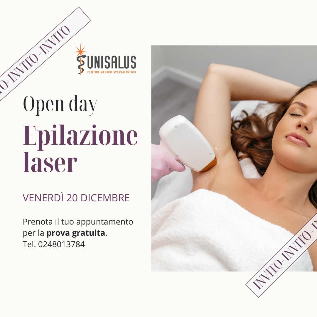 Open Day Epilazione Laser 20.12.24